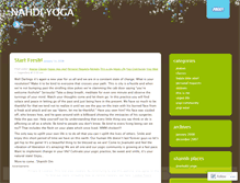Tablet Screenshot of nahdiyoga.wordpress.com