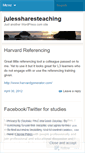 Mobile Screenshot of julessharesteaching.wordpress.com