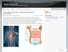 Tablet Screenshot of kosakchiropractic.wordpress.com