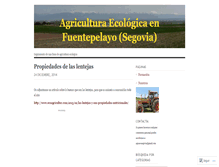 Tablet Screenshot of agroecosegovia.wordpress.com