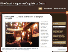 Tablet Screenshot of dinedubai.wordpress.com