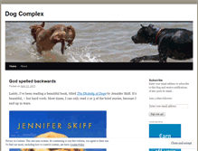 Tablet Screenshot of dogcomplex.wordpress.com