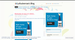 Desktop Screenshot of lafouleerose.wordpress.com