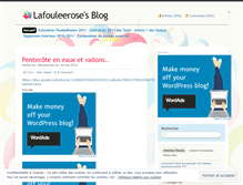 Tablet Screenshot of lafouleerose.wordpress.com