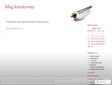 Tablet Screenshot of kreatywnyblog.wordpress.com