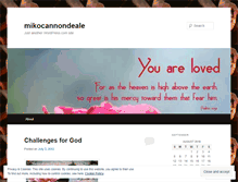 Tablet Screenshot of mikocannondeale.wordpress.com