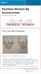 Mobile Screenshot of fearlesswomenbyaccessoreez.wordpress.com