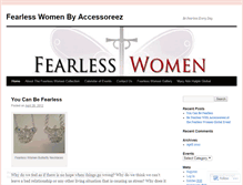 Tablet Screenshot of fearlesswomenbyaccessoreez.wordpress.com