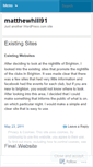 Mobile Screenshot of matthewhill91.wordpress.com