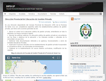 Tablet Screenshot of dpegp.wordpress.com