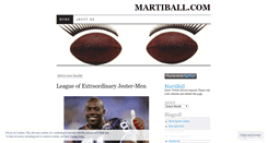 Desktop Screenshot of martiball.wordpress.com