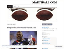Tablet Screenshot of martiball.wordpress.com