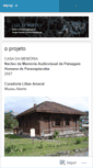 Mobile Screenshot of casadamemoria.wordpress.com