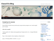 Tablet Screenshot of classe7a.wordpress.com