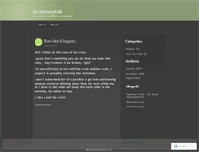 Tablet Screenshot of ordinarywoman.wordpress.com