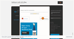 Desktop Screenshot of gettingonwithart.wordpress.com