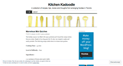 Desktop Screenshot of kitchenkadoodle.wordpress.com