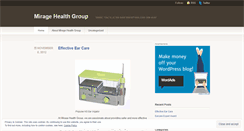 Desktop Screenshot of miragehealthgroup.wordpress.com