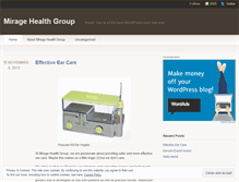 Tablet Screenshot of miragehealthgroup.wordpress.com