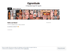 Tablet Screenshot of ogronitude.wordpress.com