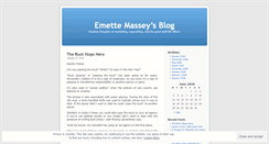 Desktop Screenshot of emettemassey.wordpress.com