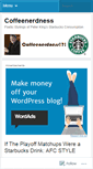 Mobile Screenshot of coffeenerdness.wordpress.com