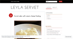 Desktop Screenshot of leylaservet.wordpress.com