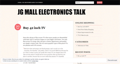 Desktop Screenshot of jgelectronics.wordpress.com