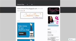 Desktop Screenshot of cinturafina.wordpress.com