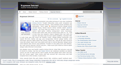 Desktop Screenshot of kegunaaninternet.wordpress.com