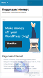 Mobile Screenshot of kegunaaninternet.wordpress.com