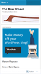 Mobile Screenshot of bowbroker.wordpress.com