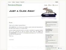 Tablet Screenshot of newtechonline.wordpress.com