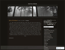 Tablet Screenshot of mostlylost.wordpress.com