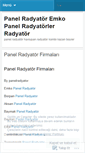 Mobile Screenshot of panelradyatorler.wordpress.com