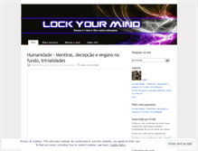 Tablet Screenshot of lockyourmind.wordpress.com