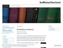Tablet Screenshot of kulttuuritarinat.wordpress.com