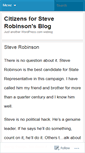 Mobile Screenshot of citizensforsteverobinson.wordpress.com