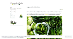 Desktop Screenshot of eatingwiththerabbits.wordpress.com