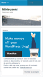 Mobile Screenshot of mikleuseni.wordpress.com