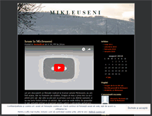 Tablet Screenshot of mikleuseni.wordpress.com