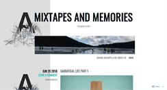 Desktop Screenshot of mixtapesandmemories.wordpress.com