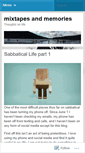 Mobile Screenshot of mixtapesandmemories.wordpress.com