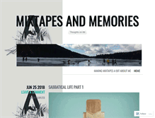 Tablet Screenshot of mixtapesandmemories.wordpress.com