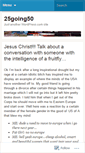 Mobile Screenshot of 25going50.wordpress.com