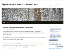 Tablet Screenshot of netezzaadmin.wordpress.com