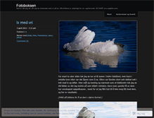 Tablet Screenshot of fotoboksen.wordpress.com