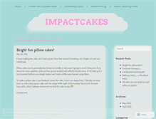 Tablet Screenshot of impactcakes.wordpress.com