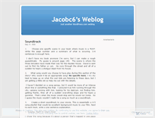 Tablet Screenshot of jacobc6.wordpress.com