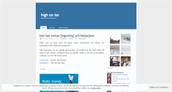 Desktop Screenshot of highoniso.wordpress.com